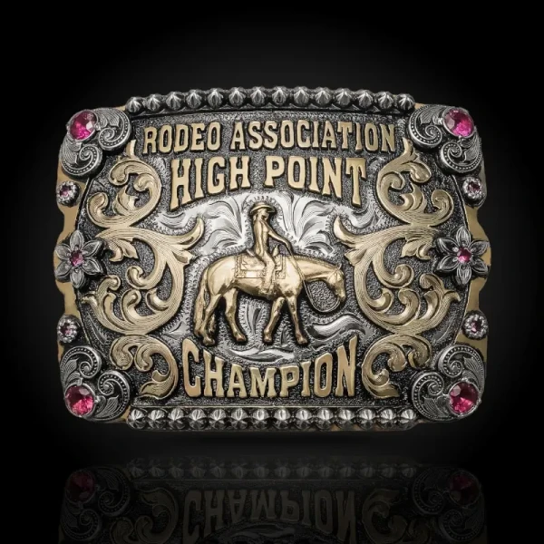 Crystal City Belt Buckle 